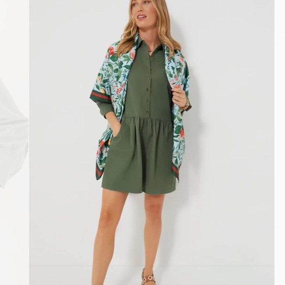 Jade Green Stretch Twill Hayes Dress
TUCKERNUCK - Picture 2 of 6